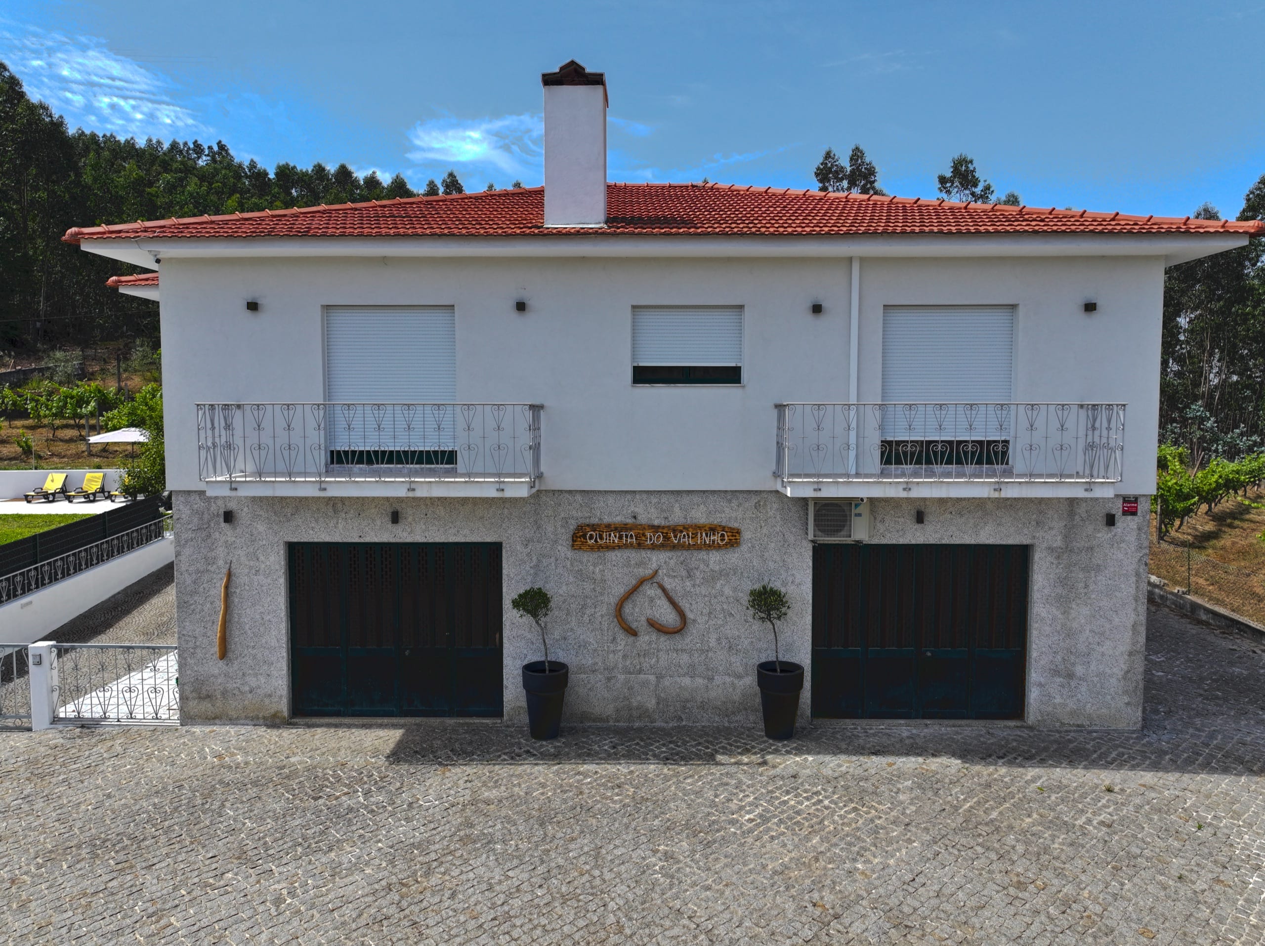 Espaço exterior da Quinta do Valinho